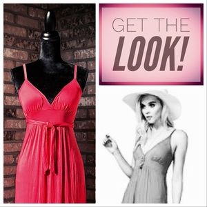 NWT American Dream Strappy Knit Maxi Dress w/ Sash